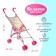 Stroller for dolls cane, metallic frame
