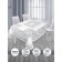Tablecloth, size 145x170 cm, white color