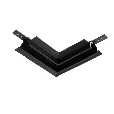 Corner Connector Exile for built -in low -profile busbar, black