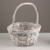 A set of baskets of 3 pcs, d31x17xh38cm, white, willow