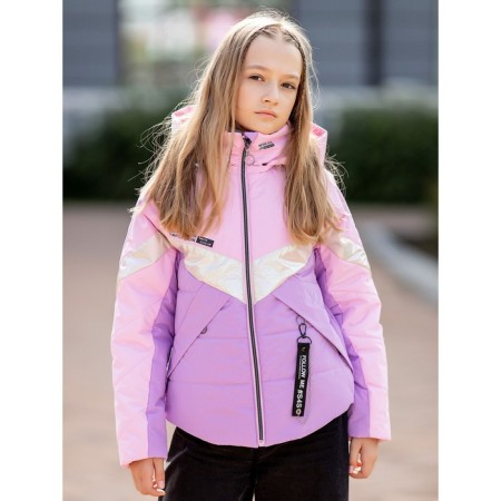 Jacket for girls, height 158 ​​cm, lilac color-1