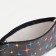 Cosmetic bag with lightning, black color