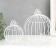 Summary Metal "Karetkva" White set 2 pcs 16x12x9 cm 20x14.5x12 cm