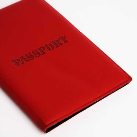 Cover for passport, red color-4