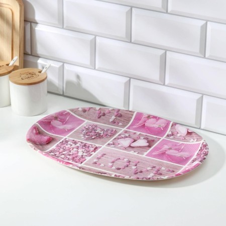 Plastic tray "Sweets", 38 × 28 × 2.5 cm, color mix-1