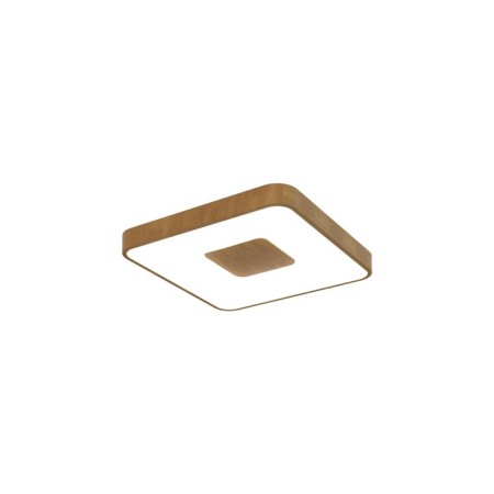 Ceiling light Mantra Coin, Led, 3900lm, 2700-5000k, 440x440x70 mm, color wood-1