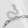 Bracelet Metal "suspensions" Bear, color silver, 7 cm
