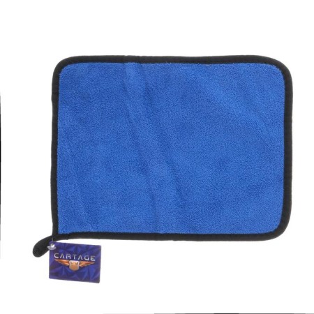 A car washing rag, Cartage, microfiber, 400 g/m², 20 × 30 cm, blue-gray-1