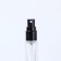 A bottle for storage, with a spray, 10 ml, black color