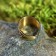 The amulet ring "Square Svarog", brass
