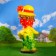 Садовая фигура "Девушка Модница" 40х30х87см