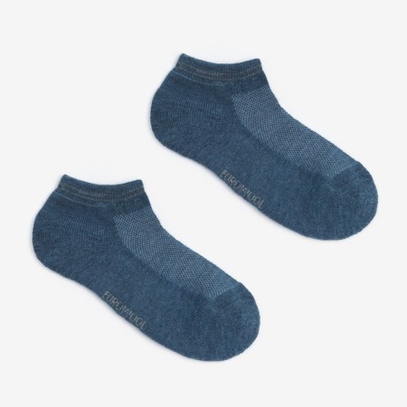 Women's socks shortened "Soft Merino", jeans color, size 35-37-1
