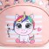 Baby backpack on lightning, pink color