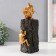 Souvenir Polystone "Mountains choose strong" gold 13x8x28 cm