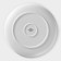 Porcelain plate Magistro line, d = 26.5 cm, white color