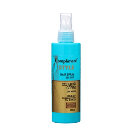 Salt hair spray Compliment effect of beach waves, 200ml