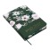 Notebook Gift Book 96l, line, with a knife, cut with a pattern of the cover, flowers (12.9x9cm) 10539