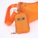 Cross-Bodi Bag on a zipper, Orange color