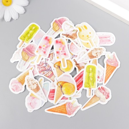 Stickers for creativity "Sweets" set of 46 pcs 4.4x4.4x1.1 cm