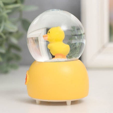 Souvenir Polystone Water Ball Light "Entertainment Duck" MIX 7x5x5 cm-3