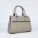 Luggage bag, external pocket, light-gray color