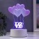 Four heart lamp from the network 9.5x12.5x18.5 cm Risalux