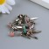 Brads for scrapbooking "Drops of paint" Set 15 pcs mix 1.3x0.5x0.5 cm