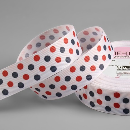 Republic tape "Peas", 25 mm, 23 ± 1 m, multi -colored
