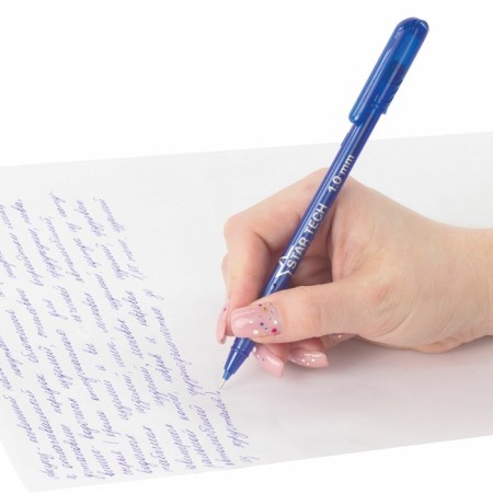Ballpoint Pensan Pensan Star Tech, Knot-Illa 1.0 mm, blue ink-3