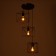 Lamp "Square" 3he27 40W 30x30x15-135 cm