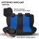 Autoshekhli university Autoprofi TT-902V BK/BL, polyester, velor, a set of 9 objects, front row, rear row, black/blue color