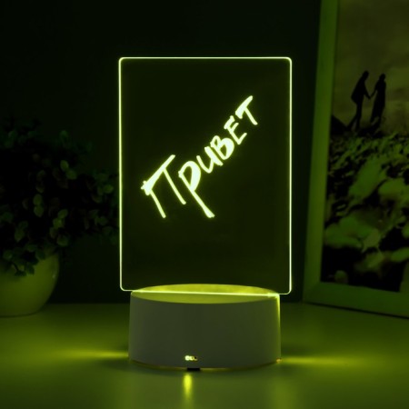 Lamp "Note" from USB and batteries 3AA (not in the kit) 9.5x12.5x16 cm-5