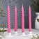 A set of suppositories of twisted, 2.3x 24.5 cm, 5 hours, 50 g, 4 pieces, dark pink