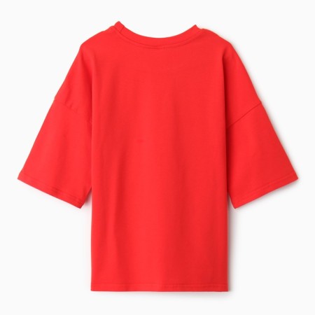 T -shirt Children's Minaku: Basic Line Kids Red color, height 122-1