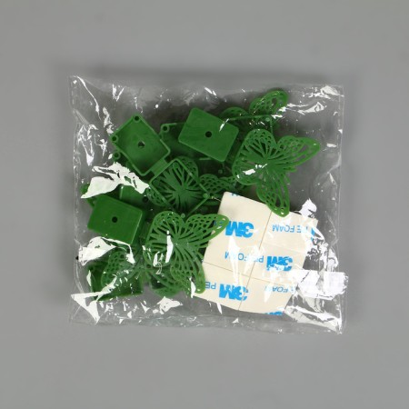 Mounts for climbing plants, 4*4 cm butterfly (set 10 pcs) self -adhesive-13