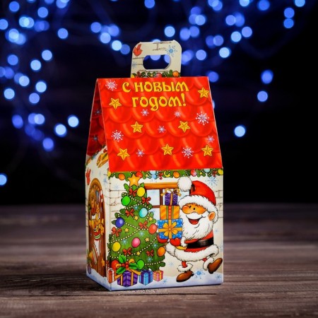 Cardboard box "Merry Santa Claus", 9.1 x 7 x 15.7 cm-1