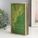 Broke-book metal, leatherette "Green Book Fei. Andrew Lang" 20x12x4 cm