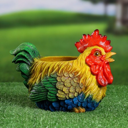 Figure Kashpo "Rooster" 25x16x18cm-3