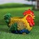 Figure Kashpo "Rooster" 25x16x18cm