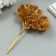 Artificial plant for creativity "spruce balls" 1 bouquet = 6 branches of bronze 14 cm