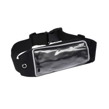 Sports bag Czech on the Luazon belt, telephone management, zipper compartment, black