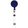 Badge holder, 75cm, loop, clip, blue