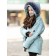 Jacket for girls, height 170 cm, green color
