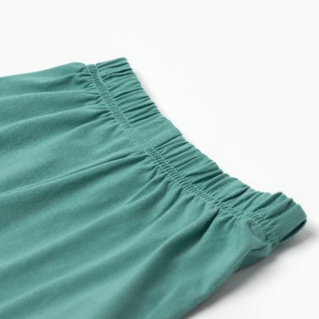 Set for a boy (T-shirt/shorts) "Excavator", color T. Sini/Green, p. 104-110-3