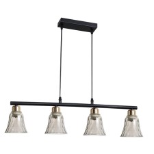 Lumber of the Surveillance Happy light 30137/4BK+GD GR, 4x40W, E27, 75x12x77 cm, gold color