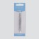 Pinzet straight/beveled, narrow, 9 cm, on the blister, silver color