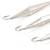Vertical spinning "Yaman" killer, size 40 mm, 3.5 g, color nickel
