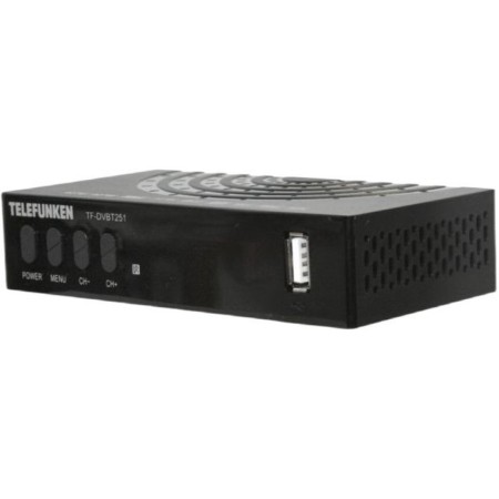 Digital TV prefix DVB-T2 Telefunken TF-DVBT251 Black