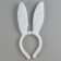Carnival rim of ears Bunny, blue color