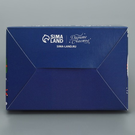 Folding box "Santa Claus", 9 x 19 x 6 cm, new year-6